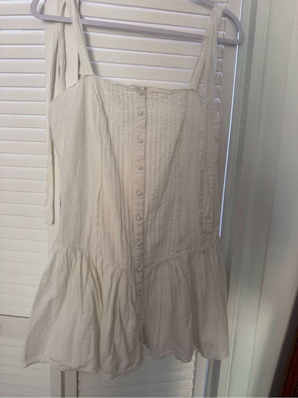 Zara White Mini Dress size S